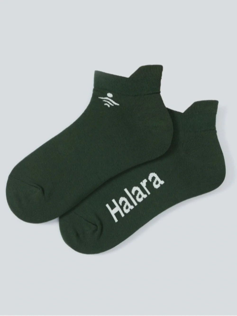 Halara Low-Cut Pair of Socks in Dark Green - OS , NWT